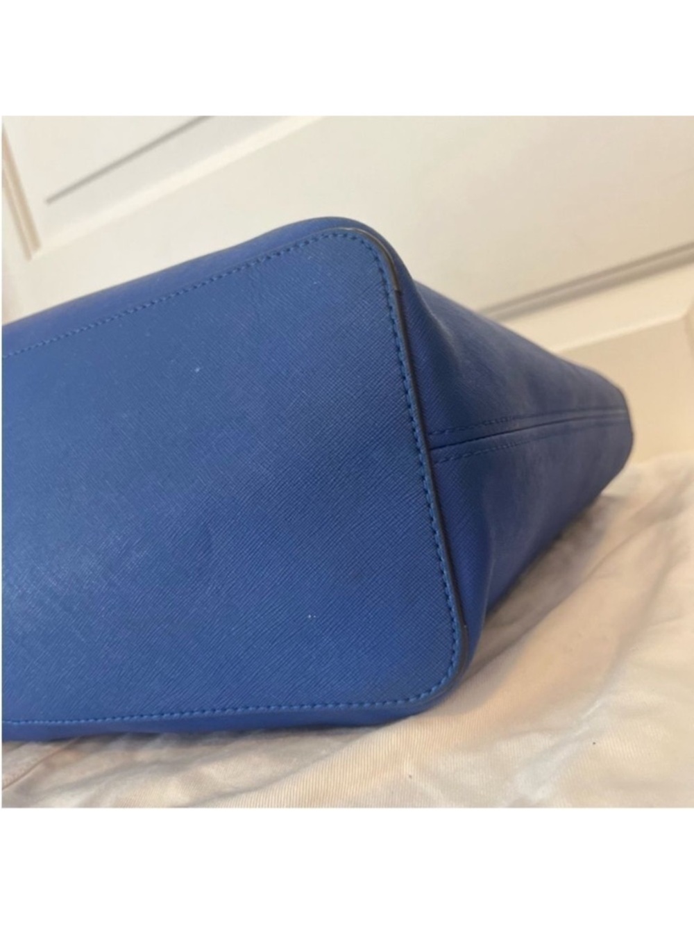 MICHAEL KORS Royal Blue Jet Set XL Voyager Work Laptop Tote Shoulder Bag - Picture 5 of 10